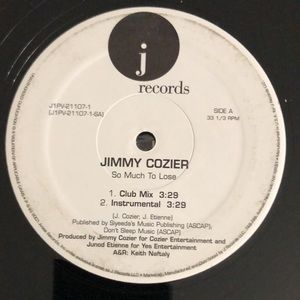 ***Free*** Jimmy Cozier So Much To Lose Vinyl Lp 2001